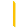 Пластиковый дорожный сигнальный столбик желтый